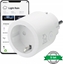 Picture of Deltaco SMART HOME switch, WiFi 2.4GHz, 1xCEE 7/3, 10A, timer, 220-240 SH-P01