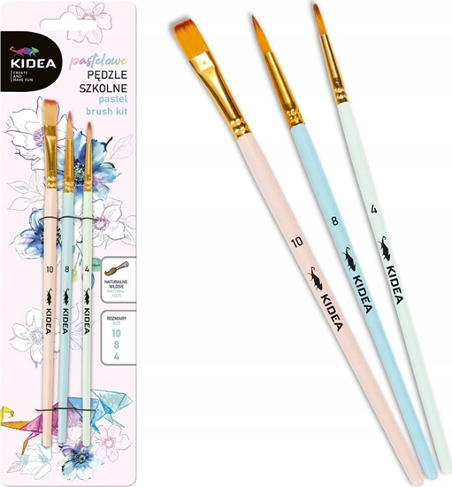 Picture of Derform Pdzle szkolne pastelowe 3szt Kidea