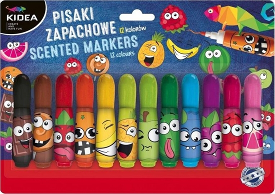 Изображение Derform Pisaki zapachowe 12 kolorów KIDEA