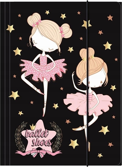 Picture of Derform TECZKA Z GUMKA PAP A4 BALETNICA 12 DERF 1/10