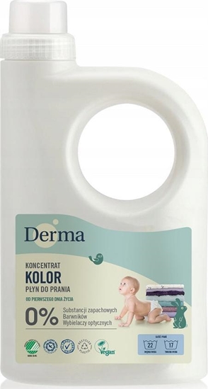 Picture of Derma DERMA_Skoncentrowany pyn do prania kolorowych ubra od pierwszego dnia ycia 945ml