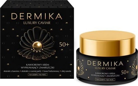 Picture of Dermika Luxury Caviar 50+ Kawiorowy Krem wypeniajcy zmarszczki na dzie i noc 50ml