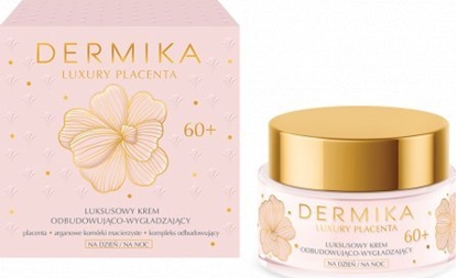 Изображение Dermika Luxury Placenta 60+ Luksusowy Krem odbudowujco - wygadzajcy na dzie i noc 50ml