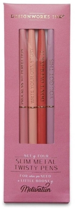 Picture of Designworks Ink Zestaw 4 dugopisów Motivation