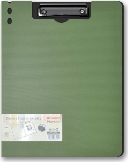 Picture of Deska z klipem i okadk A4 PENMATE Morandi zielona