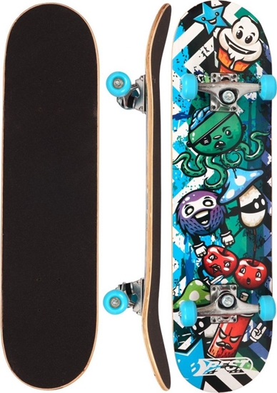 Picture of Deskorolka Best Sporting Deskorolka Drewniana Ocotopus Blue (303075)