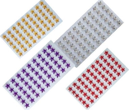 Attēls no Dety samoprzylepne gwiazdki zote 10mm 54szt