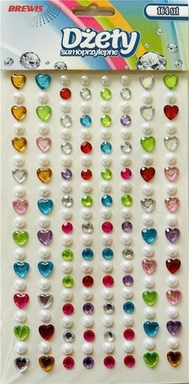 Изображение Dety samoprzylepne kwiatki pery 168szt