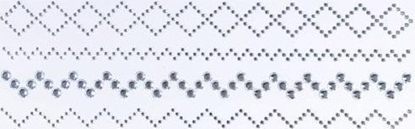 Picture of Dety samoprzylepne srebrne paski 30cm