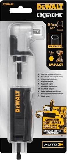 Изображение Dewalt DEWALT UCHWYT KTOWY DO BITÓW NA KWADRAT 1/4"