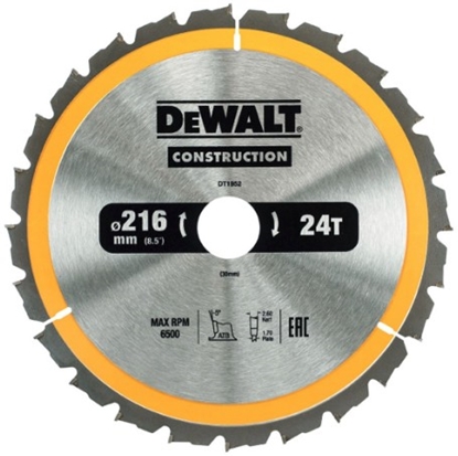 Picture of Dewalt Pia tarczowa 216x30mmx24z - DT1952-QZ