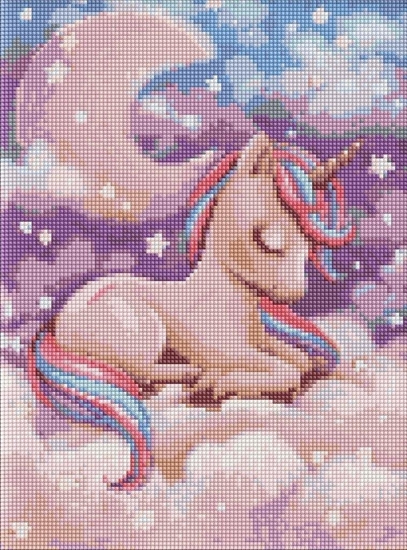 Picture of Diamentowa mozaika - Czarodziejski sen 30x40cm