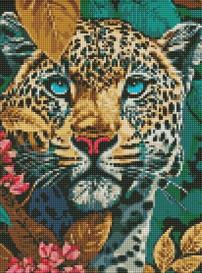 Picture of Diamentowa mozaika - Niebezpieczna bestia 30x40cm