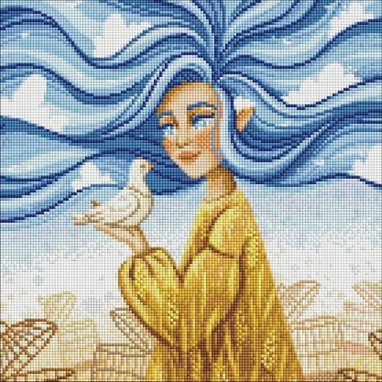 Picture of Diamentowa mozaika - Niezalena pikno 40x40cm