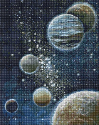Picture of Diamentowa mozaika - Niezbadany kosmos 40x50cm