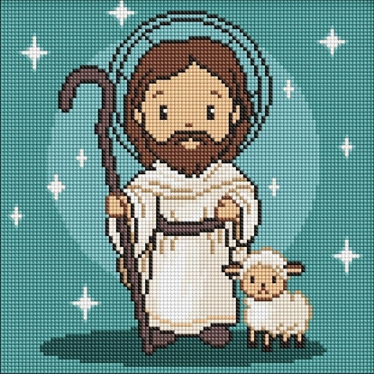 Picture of Diamentowa mozaika Kids - Ukochany Jezus 30x30cm