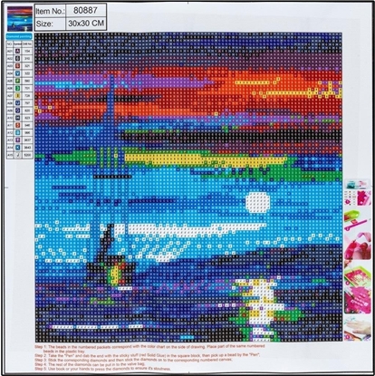 Изображение Diamentowa mozaika pena - Sea 30x30 80887