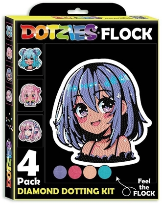 Picture of Diamond Dotz - Adults Flocked Neon Anime Girls