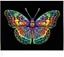 Изображение DIAMOND DOTZ ADULTS FLOCKED NEON BUTTERFLY