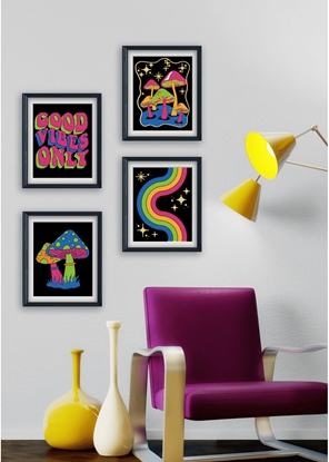 Attēls no DIAMOND DOTZ ADULTS FLOCKED NEON GOOD VIBES