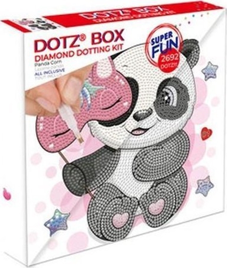 Изображение DIAMOND DOTZ DIAMOND DOTZ PANDA CORN DOTZ BOX