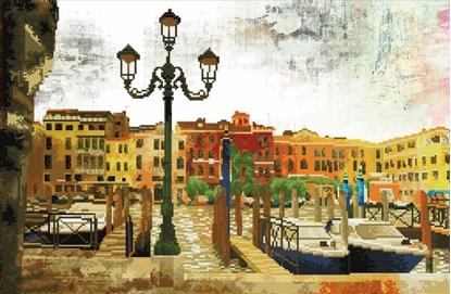 Attēls no DIAMOND DOTZ Haft diamentowy Diamond Dotz Czekajc na pasaerów 72x47cm SD10401