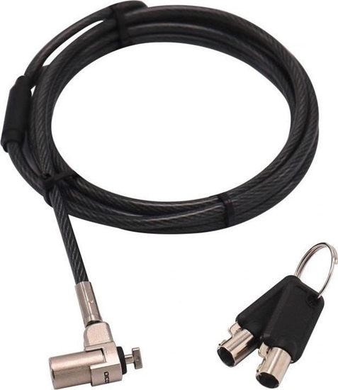 Picture of Dicota Security Cable T-Lock Ultra Slim V2, keyed,3x7mm slot
