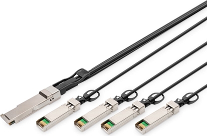Изображение Digitus 40G QSFP+ to 4XSFP+ Direct Attach Cable 2m
