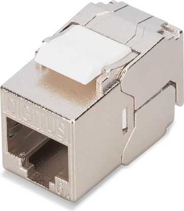 Picture of Digitus CAT 6A compact keystone module, shielded, tool-free mounting connection