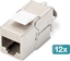 Изображение Digitus CAT 6A Keystone module, shielded, tool-free mounting connection - 12 pcs.