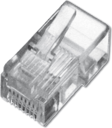 Изображение Digitus Modular plug for round cable, unshielded, 100 pcs.