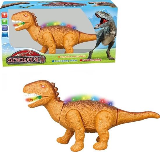 Picture of DINOZAUR CHODZCY NA BATERIE Z GOSEM 1SZT