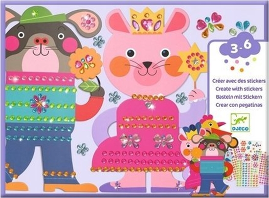 Picture of Djeco Djeco Kurkite su lipdukais - Blizguiai