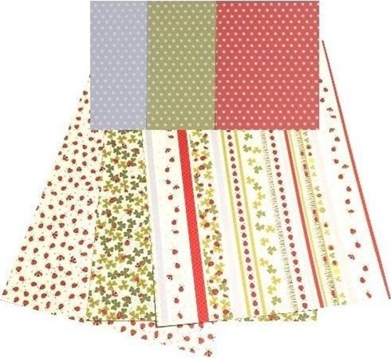 Picture of DKD Home Decor Karton obustronny 300g 24x34cm 3 ark MIX