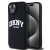 Picture of DKNY - DKNY Liquid Silicone Arch Logo MagSafe Case for iPhone 11 Black