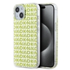 Picture of DKNY - DKNY PC/TPU Repeat Pattern Case for iPhone 15 Yellow