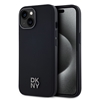 Изображение DKNY - DKNY PU Leather Stack Logo Magsafe Case for iPhone 15 Black