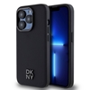 Изображение DKNY - DKNY PU Leather Stack Logo Magsafe Case for iPhone 15 Pro Max Black