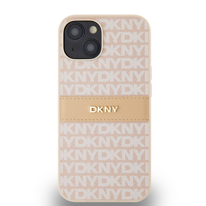 Picture of DKNY PU Leather Repeat Pattern Tonal Stripe Case f