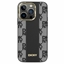 Attēls no DKNY DKNY Leather Checkered Mono Pattern MagSafe Case for iPhone 15 Plus / 14 Plus - Black