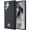 Picture of DKNY DKNY Leather Pattern Metal Logo MagSafe case for Samsung Galaxy S24 Ultra - black