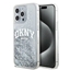 Изображение DKNY DKNY Liquid Glitter Big Logo case for iPhone 15 Pro - white