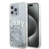 Picture of DKNY DKNY Liquid Glitter Big Logo case for iPhone 15 Pro - white