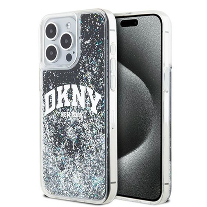 Attēls no DKNY DKNY Liquid Glitter Big Logo iPhone 14 Pro Max Case - Black