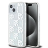 Picture of DKNY DKNY Liquid Glitter Multilogo case for iPhone 15 / 14 / 13 - white