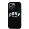 Picture of DKNY DKNY Silicone White Printed Logo MagSafe iPhone 16 Pro Case - Black