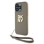 Picture of DKNY DKNY Wrist Strap Stock Logo case for iPhone 15 Pro Max - beige
