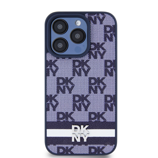 Picture of DKNY PU Leather Checkered Pattern and Stripe Case 