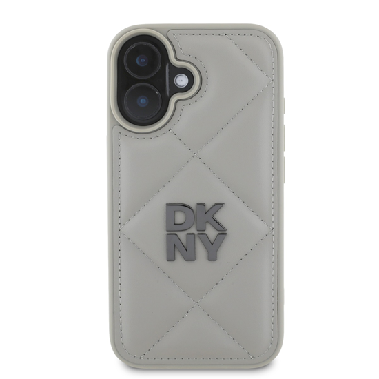 Picture of DKNY PU Leather Quilted Stack Logo Case for iPhone