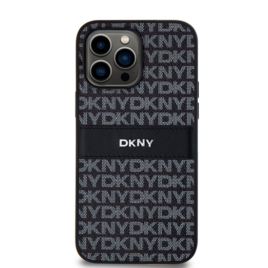 Picture of DKNY PU Leather Repeat Pattern Tonal Stripe Case f